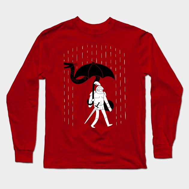 Dragonbrella Long Sleeve T-Shirt by obinsun